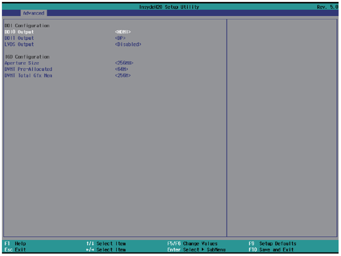 Video Config